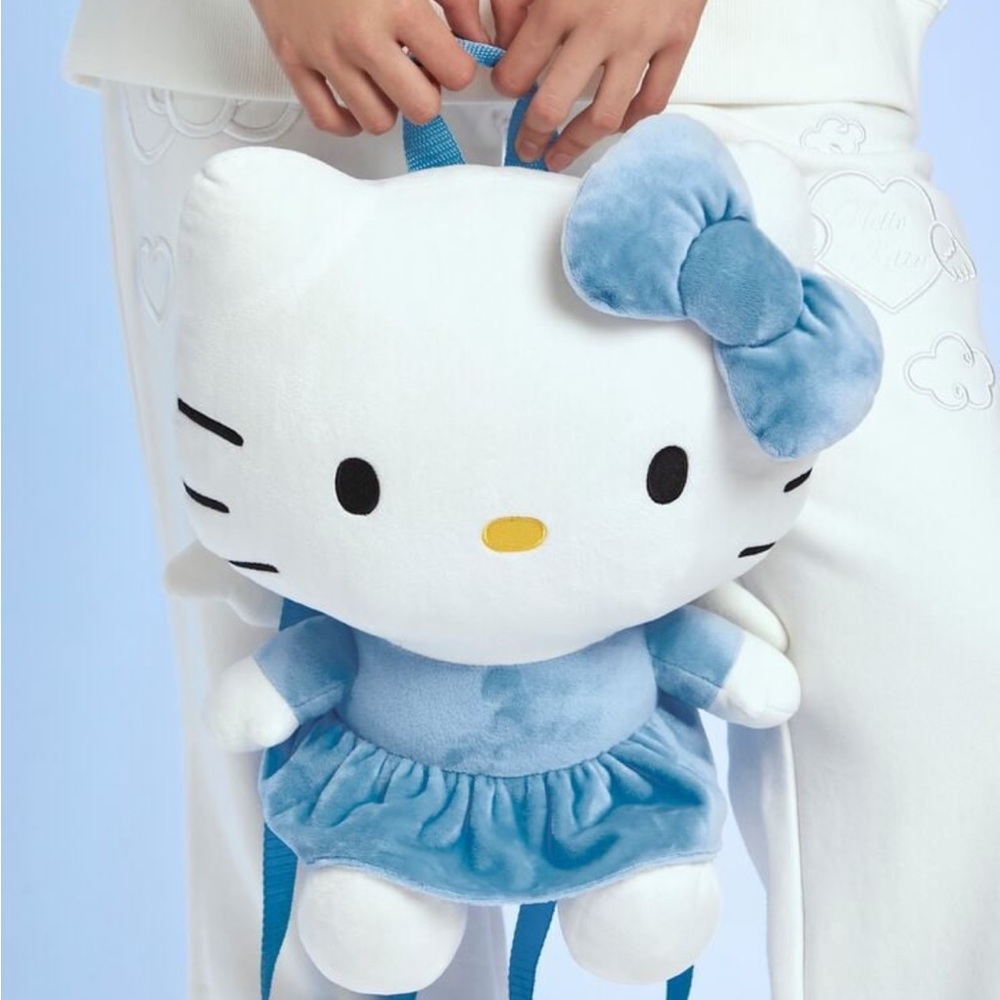 Hello Kitty plush backpack